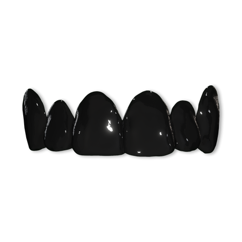 Black Solid Cap Grills