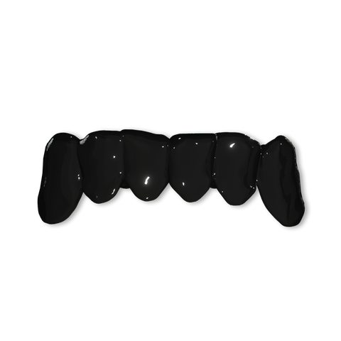 Black Solid Cap Grills