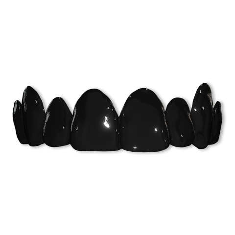 Black Solid Cap Grills