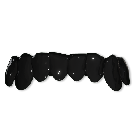 Black Solid Cap Grills