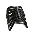 Black Ice Ribcage Ring
