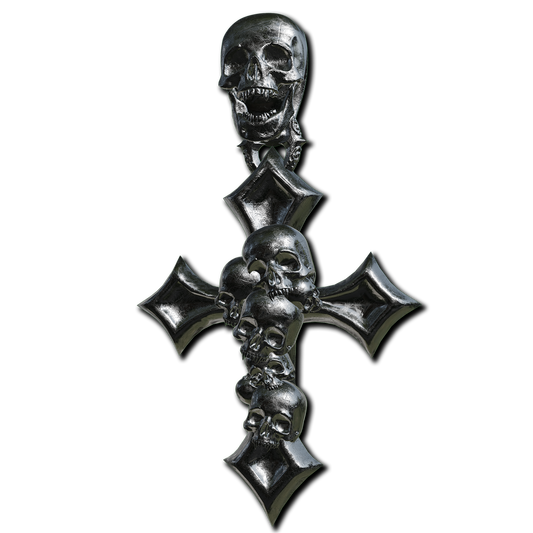 Catacomb Halo Cross pendant