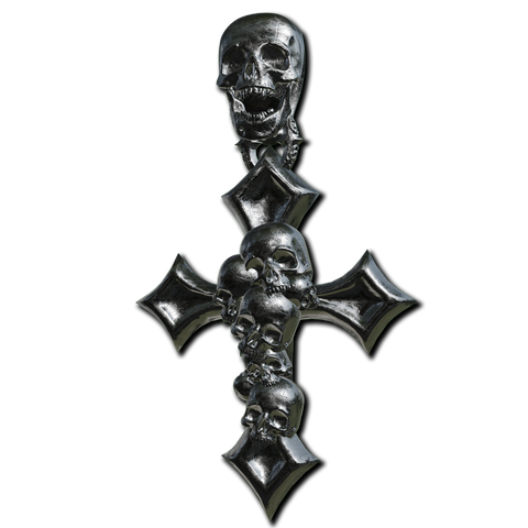 Catacomb Halo Cross pendant