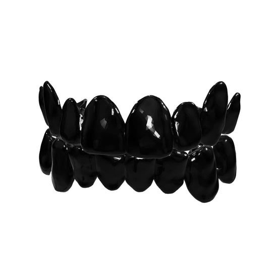 Black Solid Cap Grills